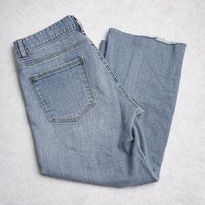 Ann Taylor LOFT Modern Crop Jeans Sz 20 Light Wash Denim